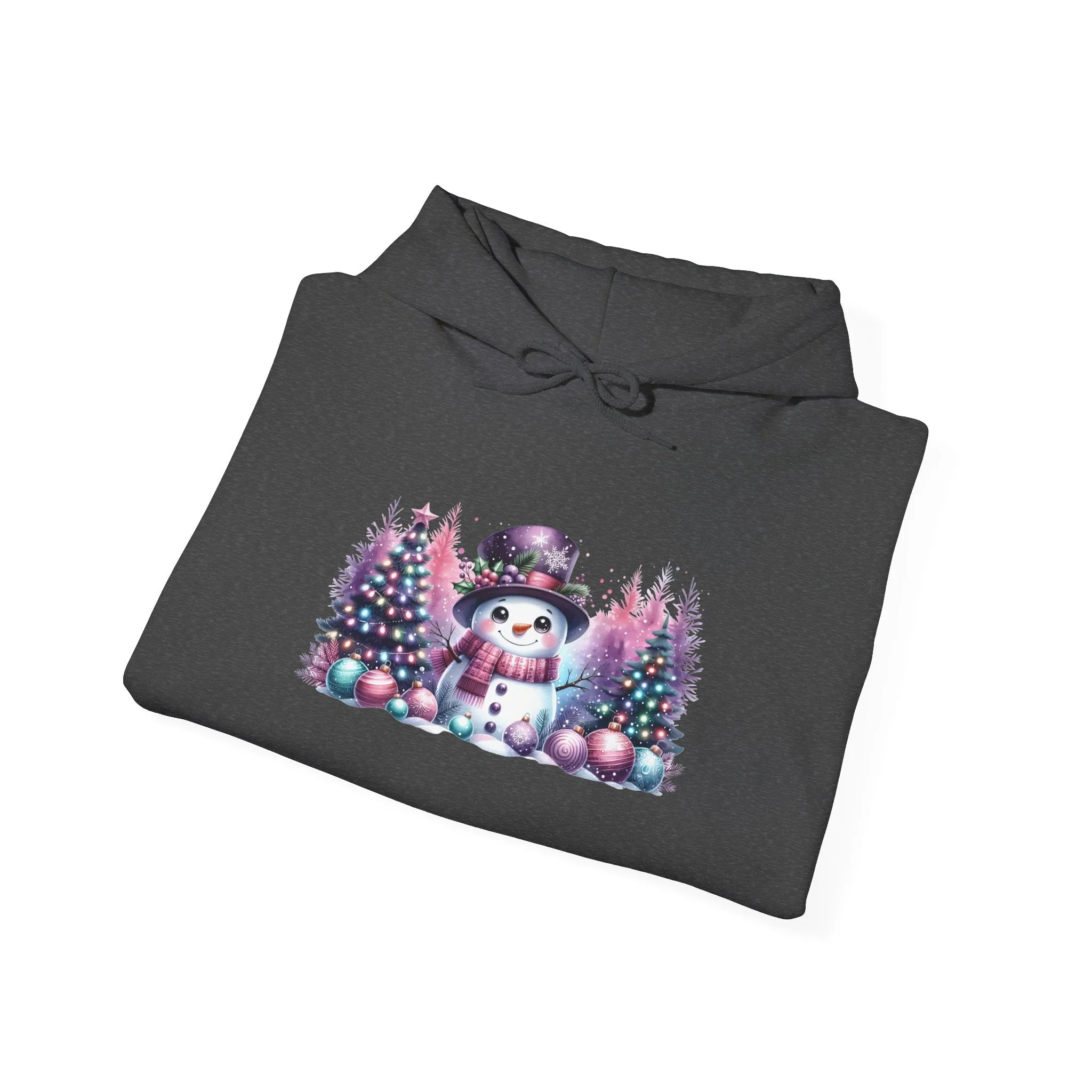 Pastel Snowman Unisex Heavy Blend™ Hooded Sweatshirt
