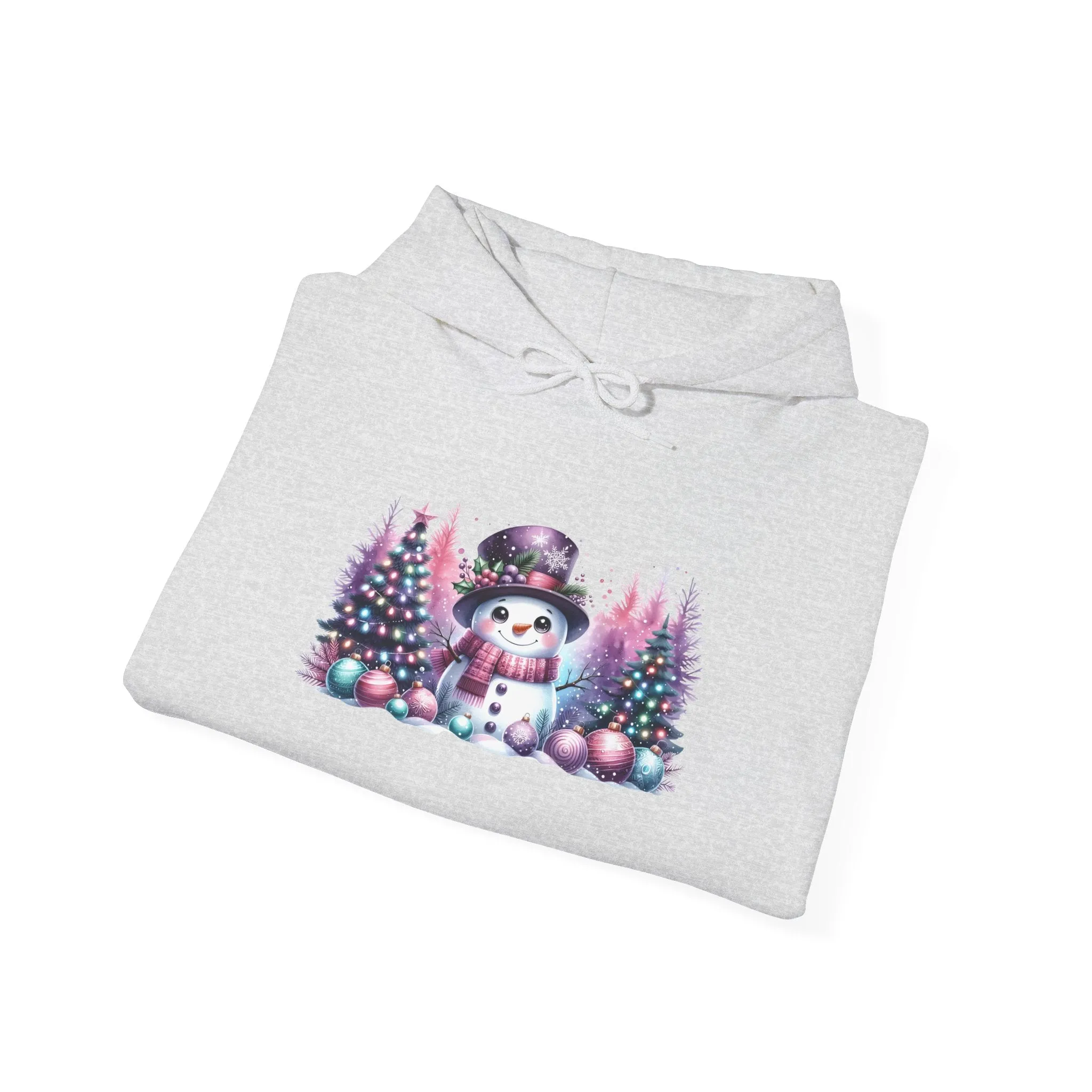 Pastel Snowman Unisex Heavy Blend™ Hooded Sweatshirt