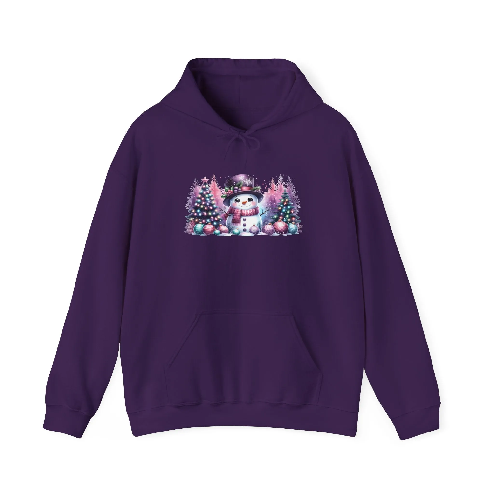 Pastel Snowman Unisex Heavy Blend™ Hooded Sweatshirt