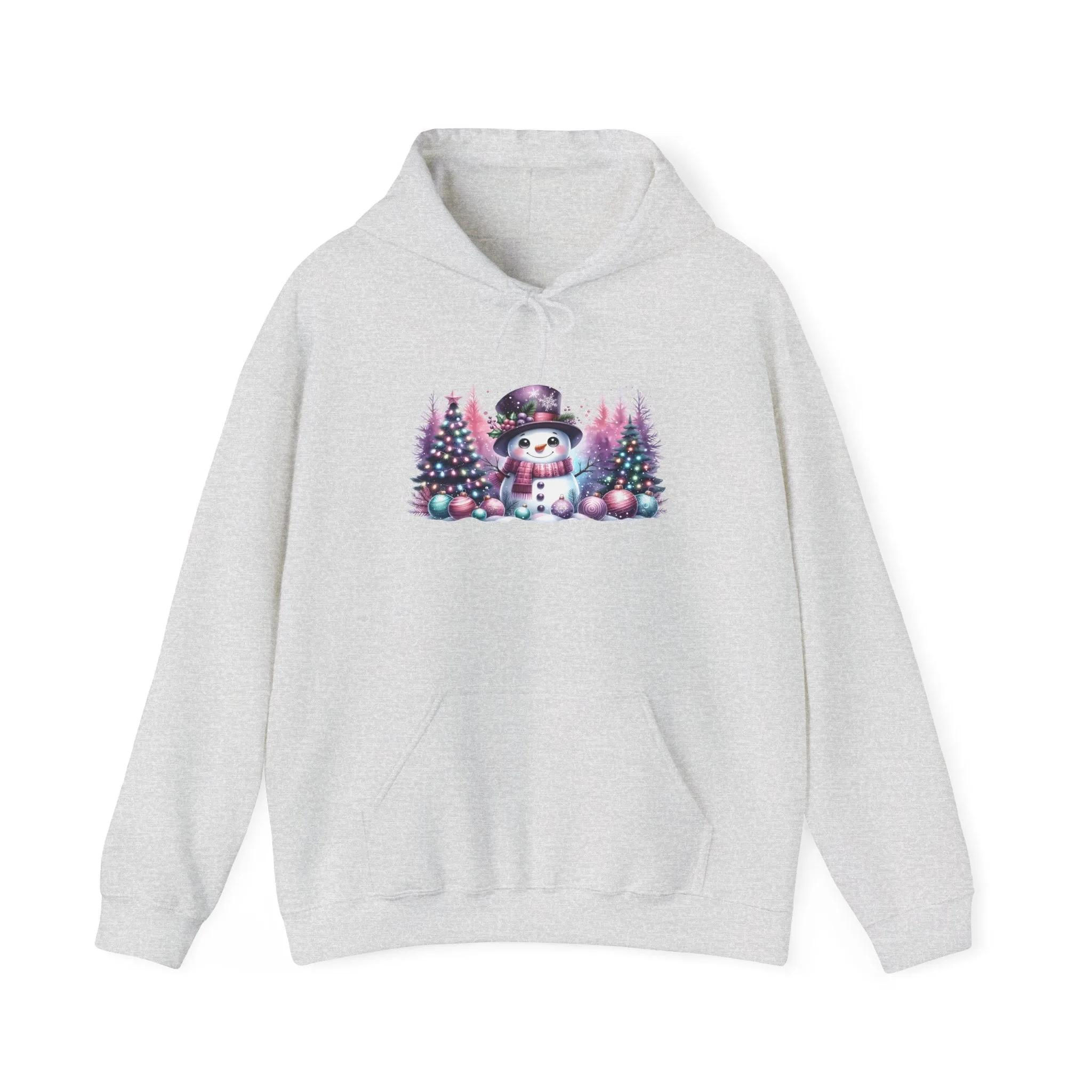 Pastel Snowman Unisex Heavy Blend™ Hooded Sweatshirt