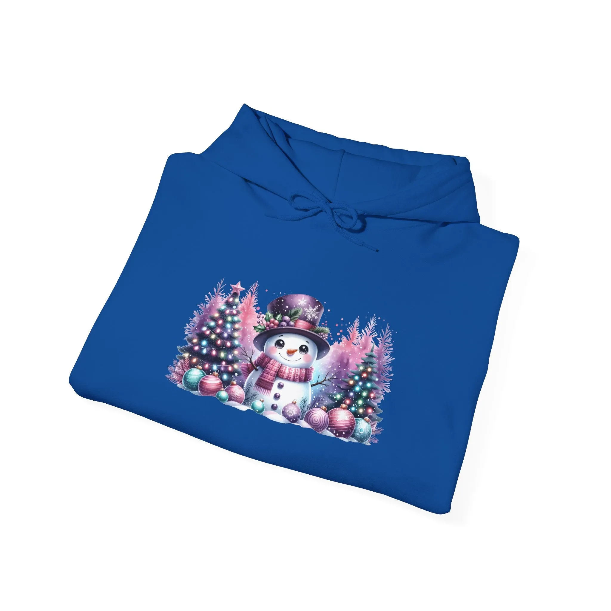 Pastel Snowman Unisex Heavy Blend™ Hooded Sweatshirt