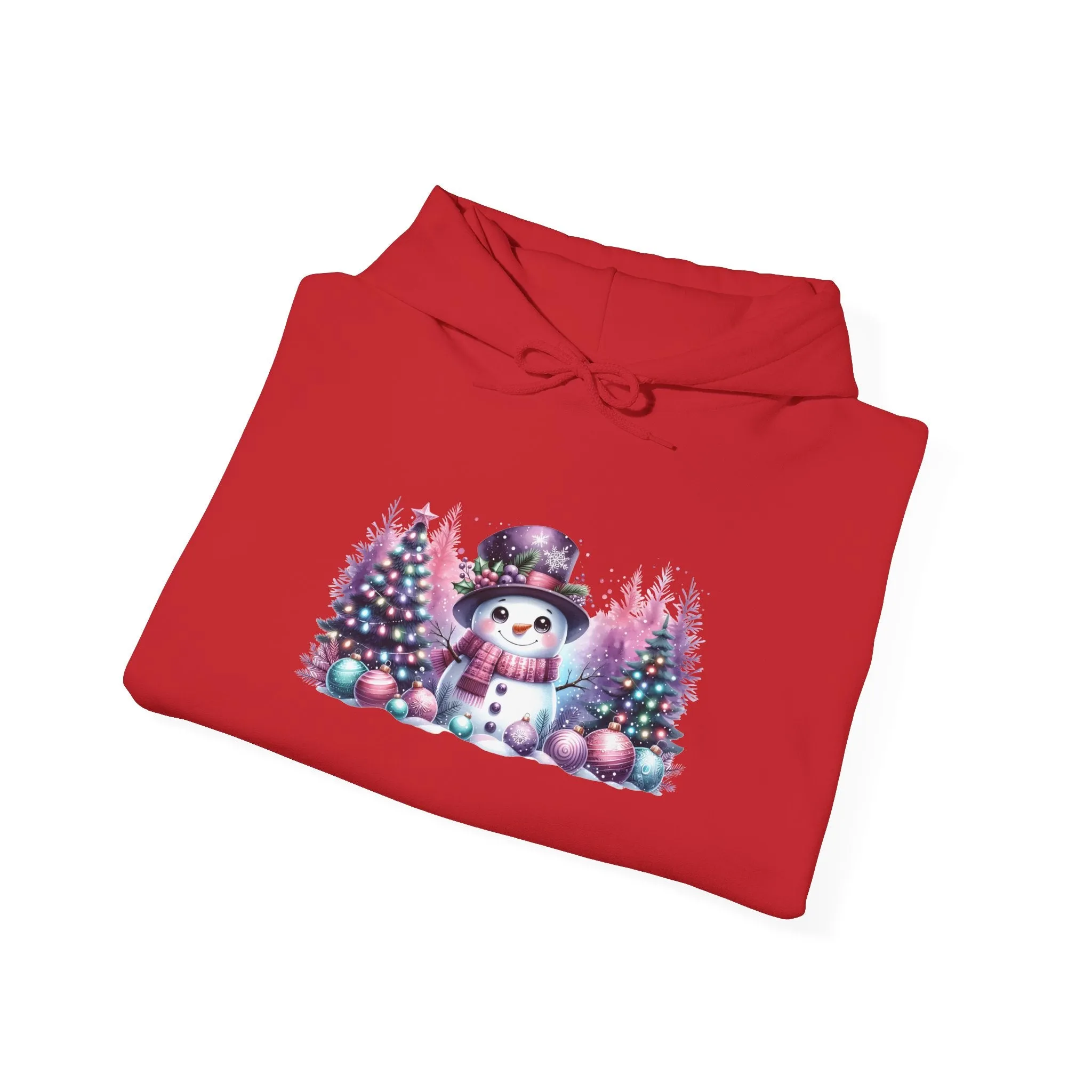 Pastel Snowman Unisex Heavy Blend™ Hooded Sweatshirt