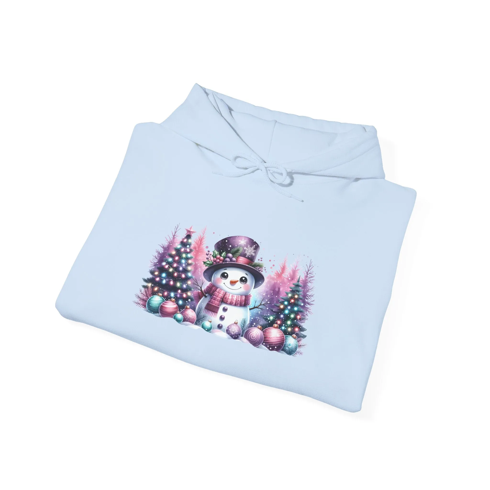Pastel Snowman Unisex Heavy Blend™ Hooded Sweatshirt