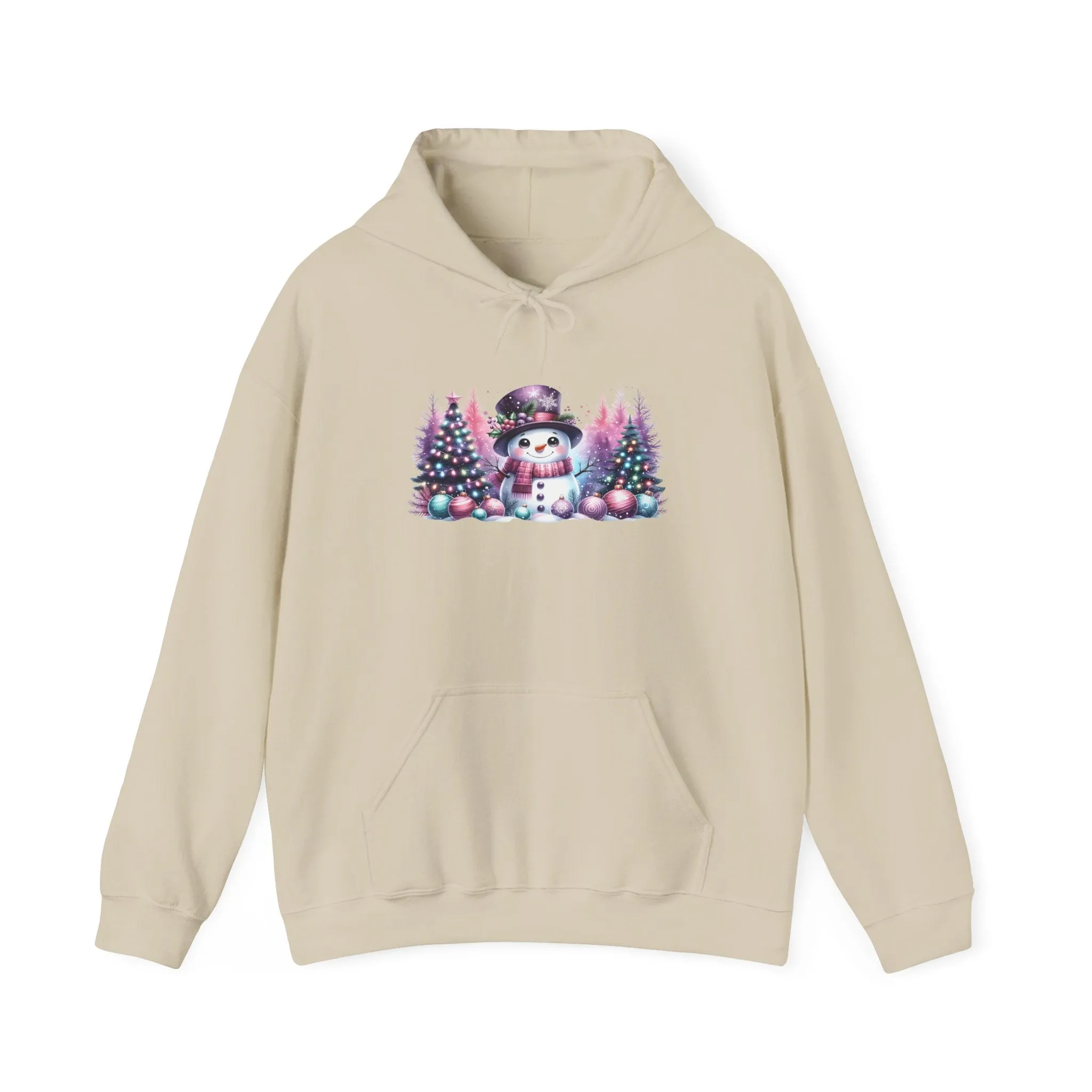 Pastel Snowman Unisex Heavy Blend™ Hooded Sweatshirt
