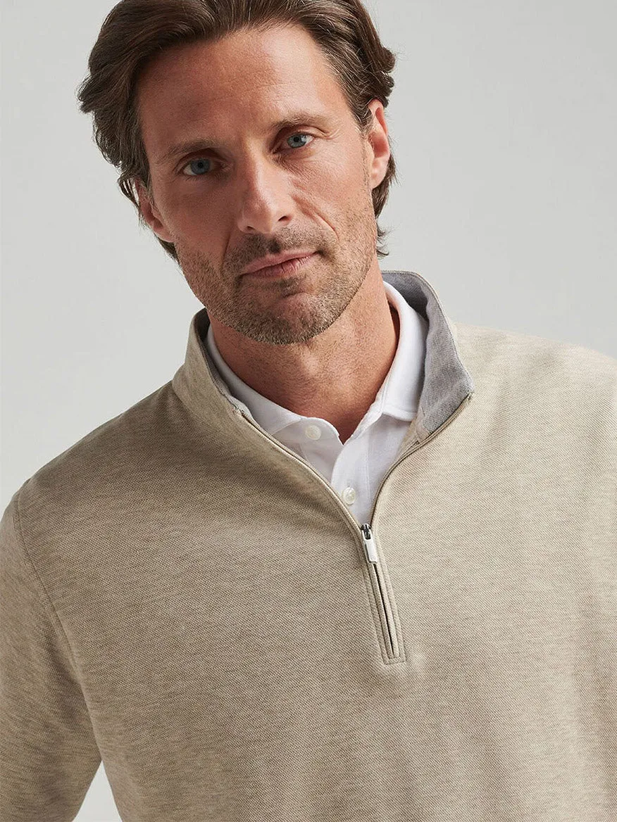 Peter Millar Crown Comfort Pullover in Stone