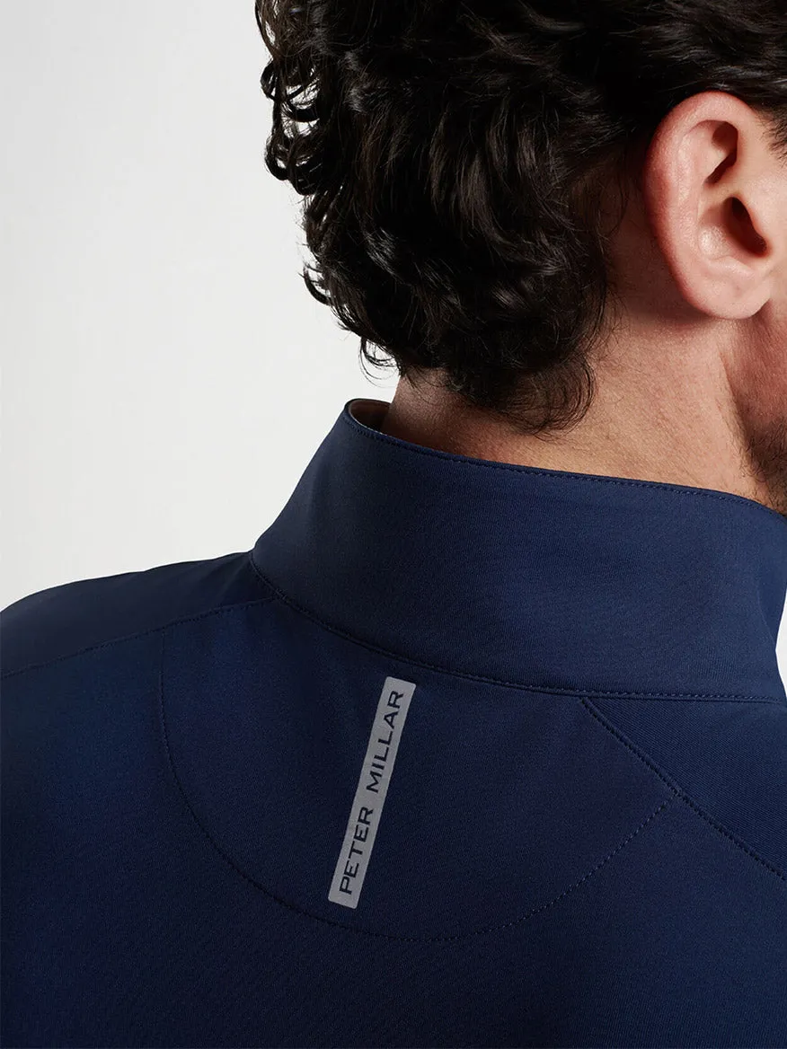 Peter Millar Stealth Performance Quarter-Zip in Navy