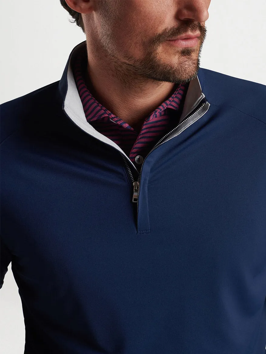 Peter Millar Stealth Performance Quarter-Zip in Navy