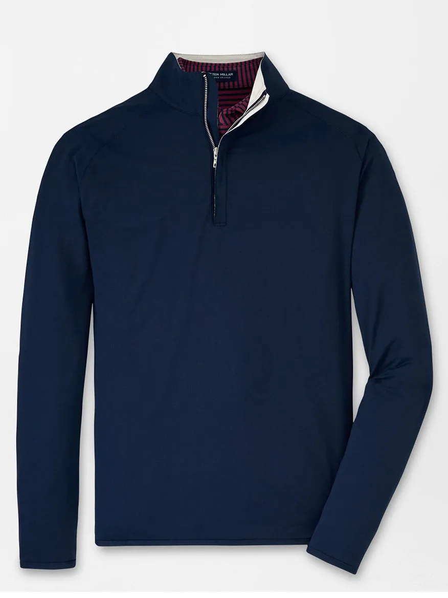 Peter Millar Stealth Performance Quarter-Zip in Navy