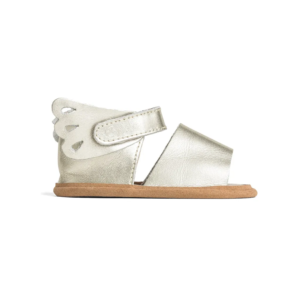 Pretty Brave Gold Butterfly Sandals