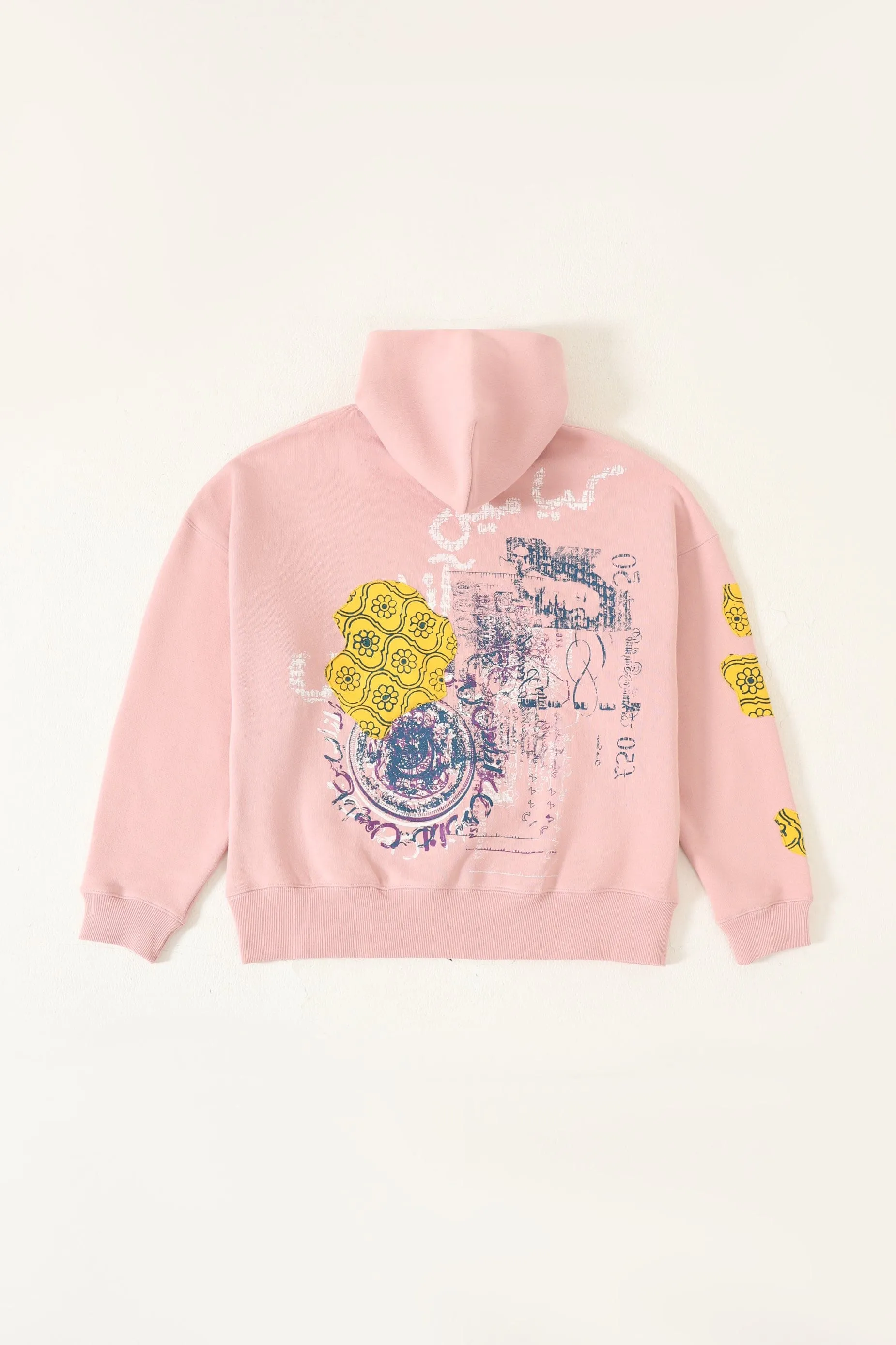 "AZAAD" BLOCKPRINT PATCHWORK HOODIE