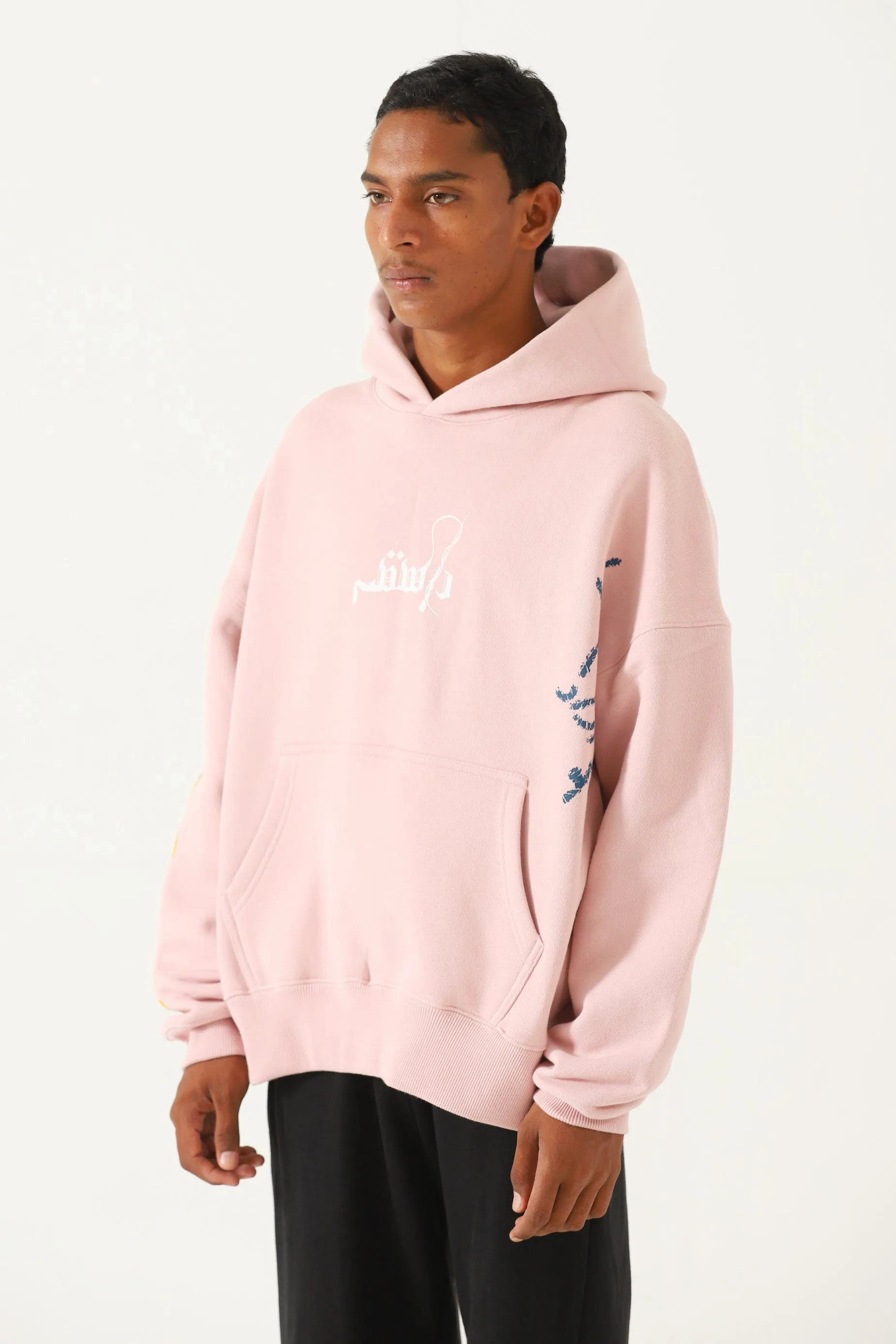"AZAAD" BLOCKPRINT PATCHWORK HOODIE