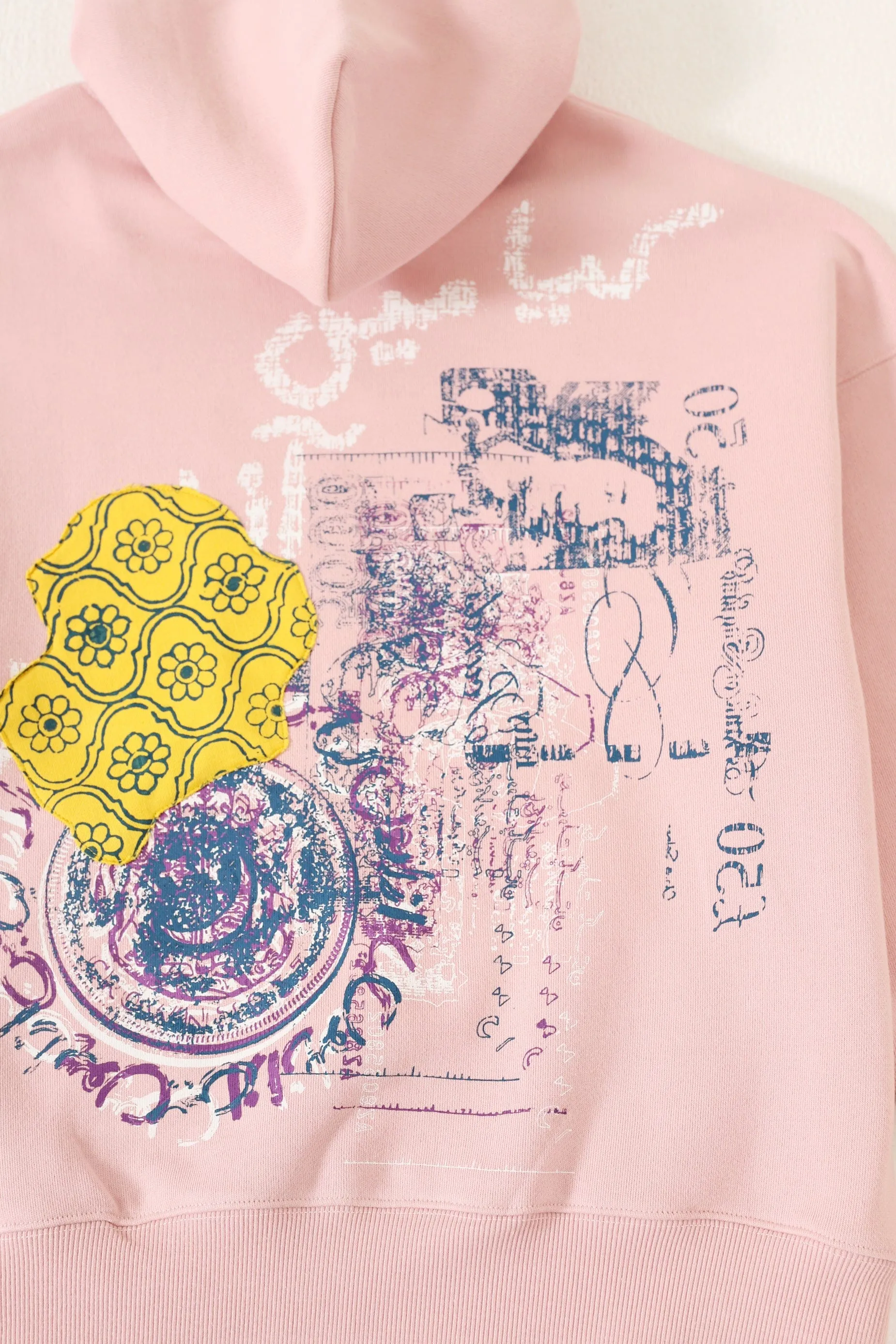 "AZAAD" BLOCKPRINT PATCHWORK HOODIE