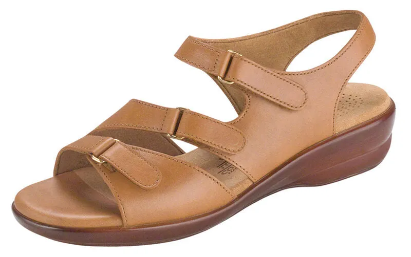 SAS Tabby Slingback Sandal- Caramel