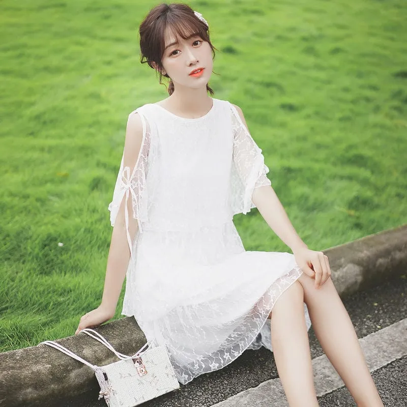 Summer Girl V-neck Lace Fairy Dress