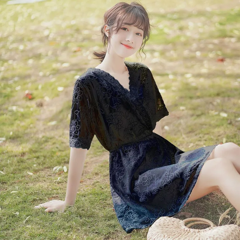 Summer Girl V-neck Lace Fairy Dress