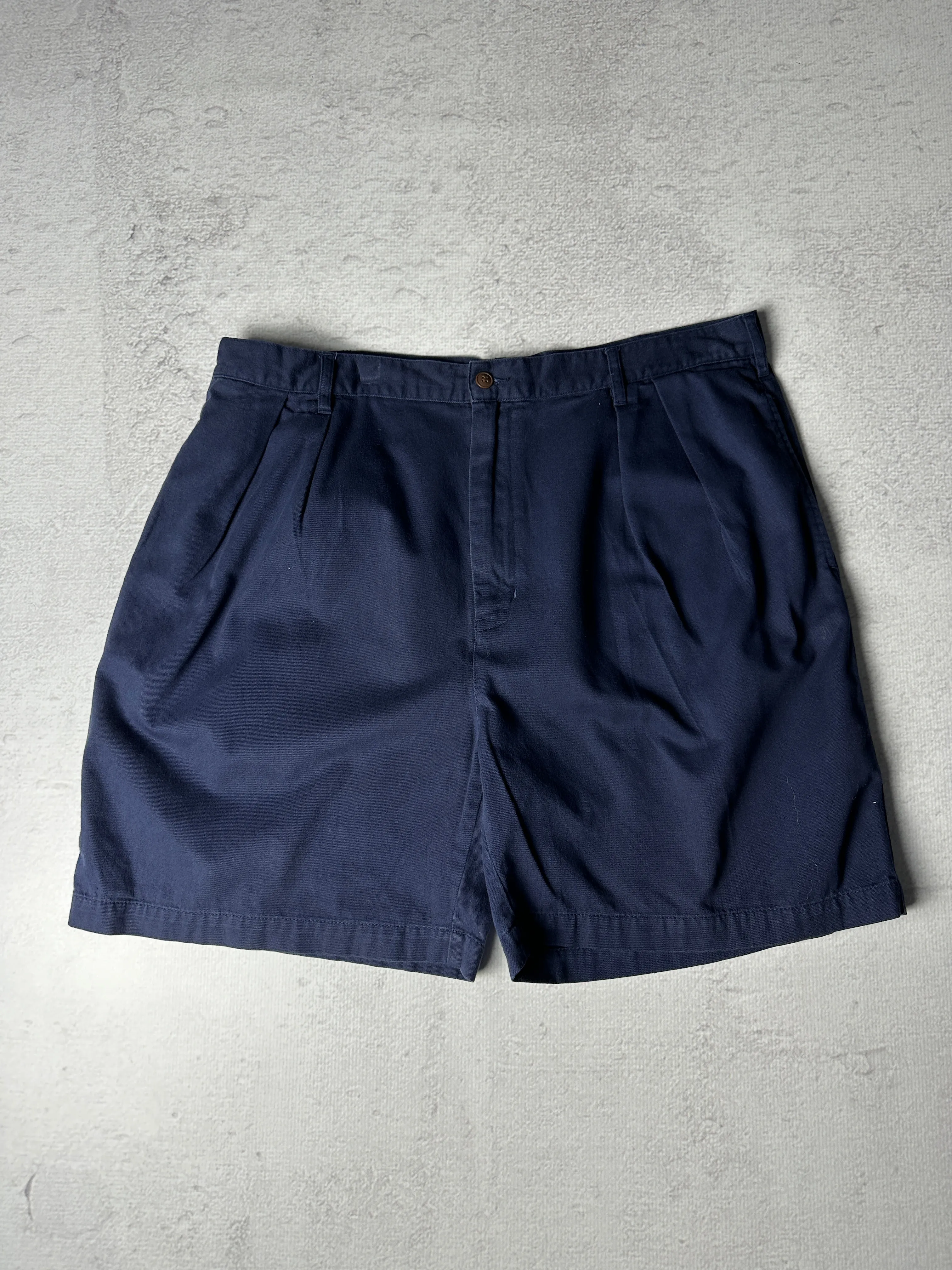 Vintage Chaps Ralph Lauren Pleated Chino Shorts - Men's 38