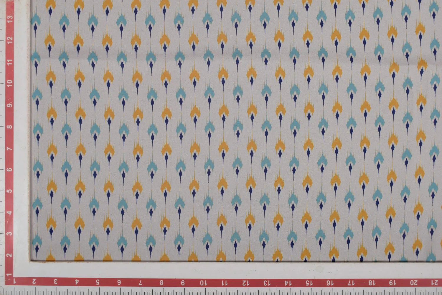 White Printed Summer Cool Georgette Fabric