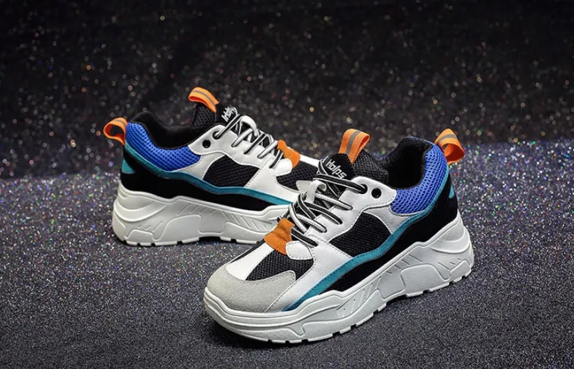 Women's Breathable Comfortable Casual Platform Sneakers