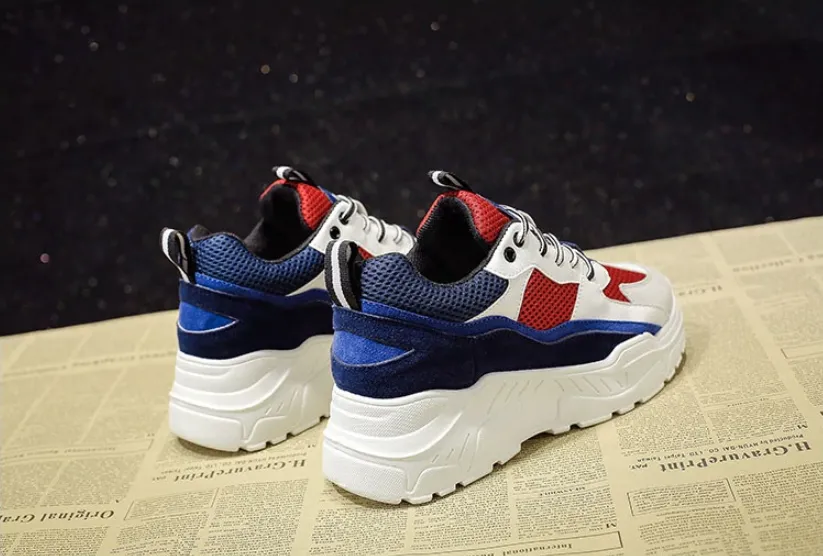 Women's Breathable Comfortable Casual Platform Sneakers