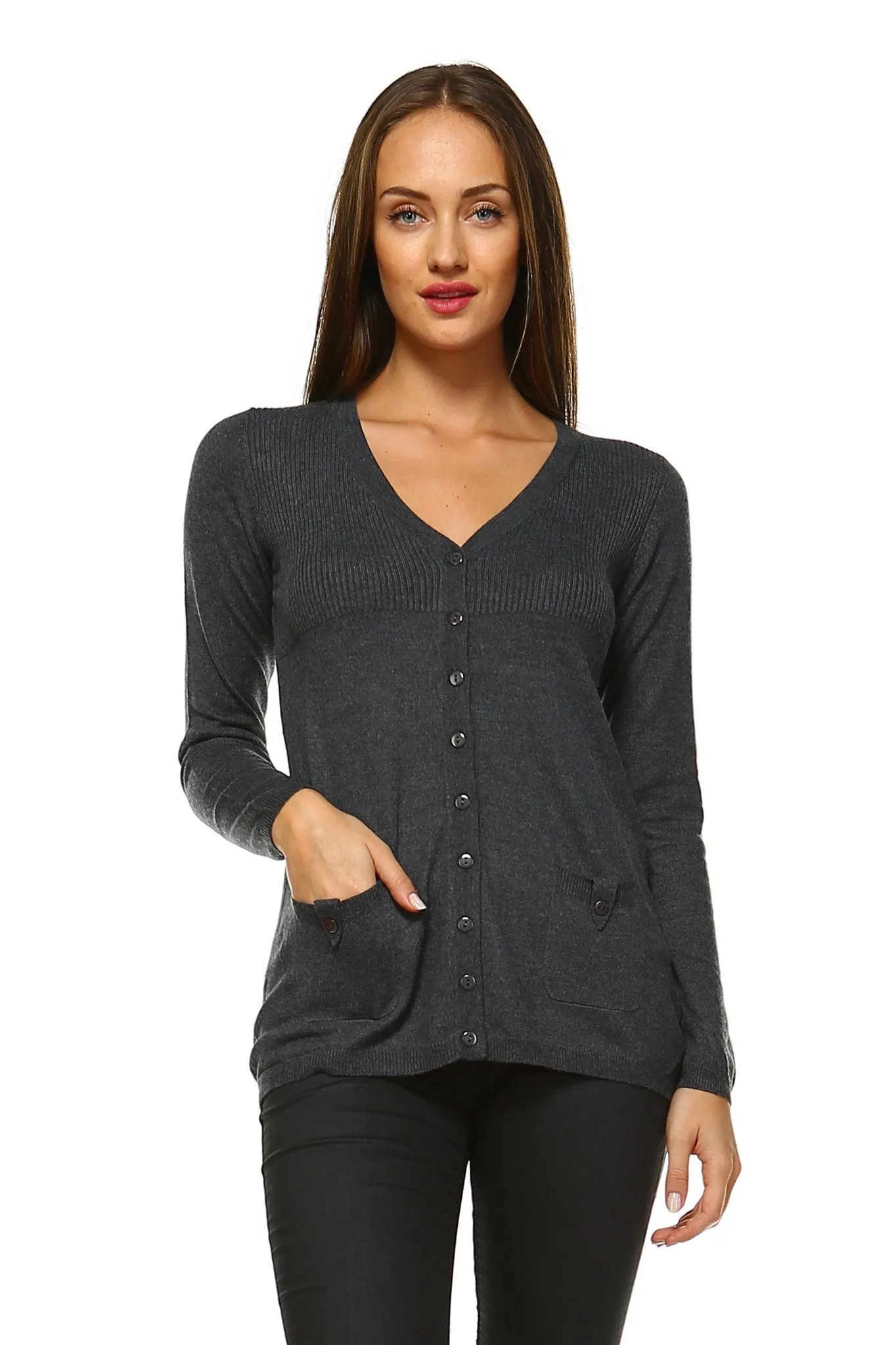 Women's Lightweight V-Neck Cardigan